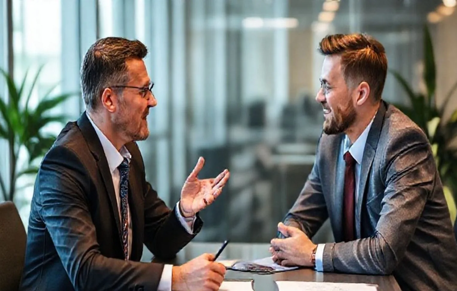 professional franchise consulting meeting